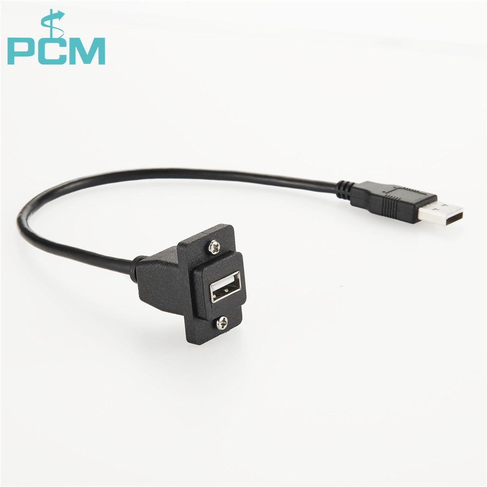 ECF style USB Panel Mount Cable
