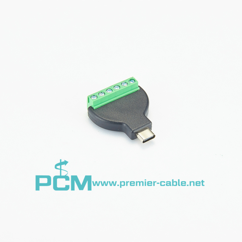 USB-C-auf-Schraubklemmenblock-Anschluss
