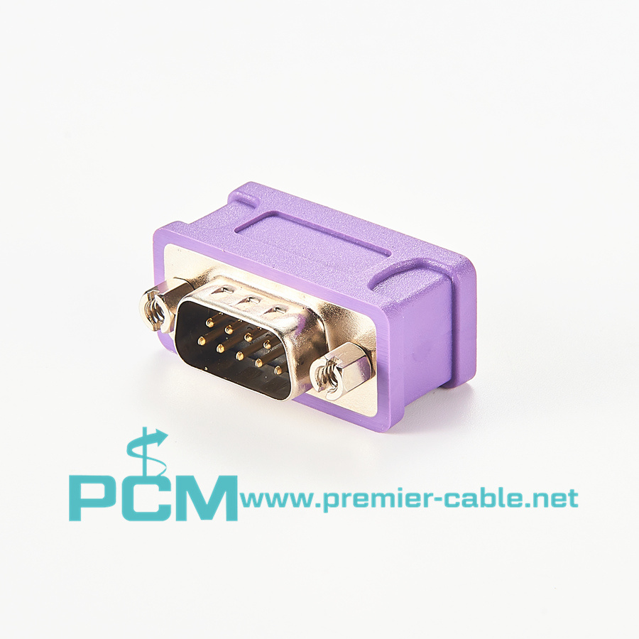 CAN bus termination resistor D-sub 9 pin male female connector  