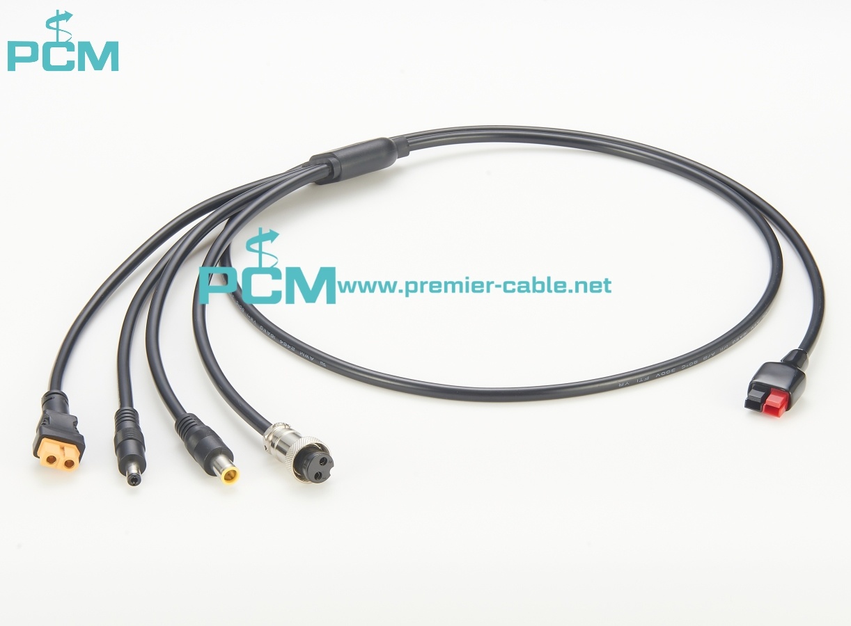 45A Solar Connector to DC7909 XT60 GX16 Aviation Plug Cable