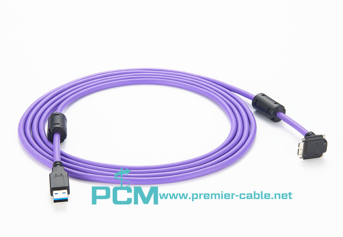 USB 3.0 Micro-B Chassis Mount Cable
