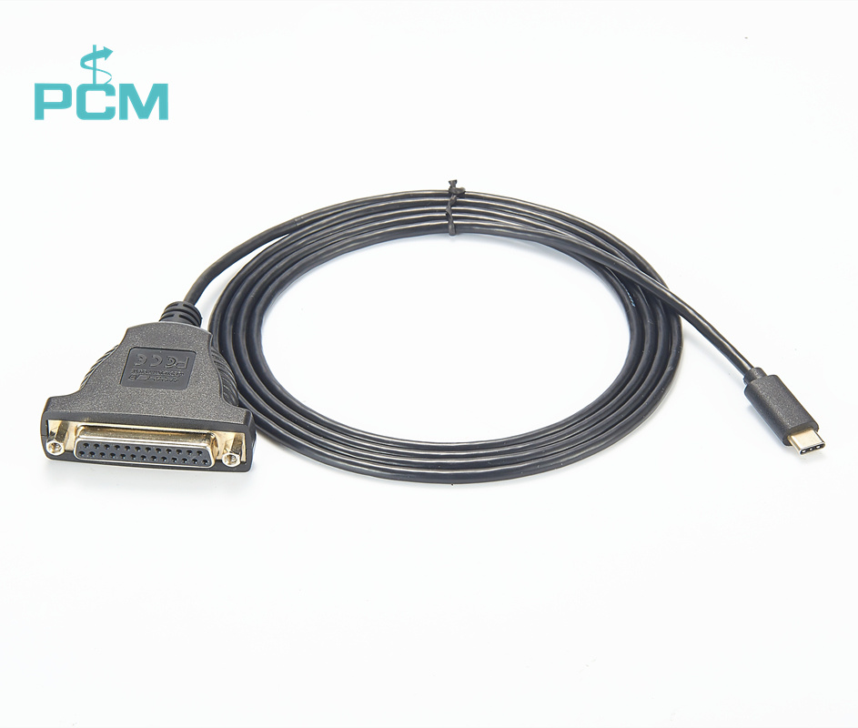 USB-C to DB25 Parallel Adapter Cable          