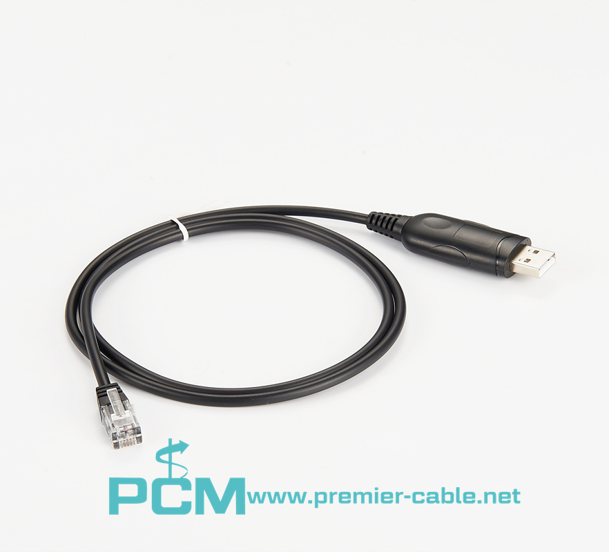 USB Serial Cable RS232 to RJ12 Connector