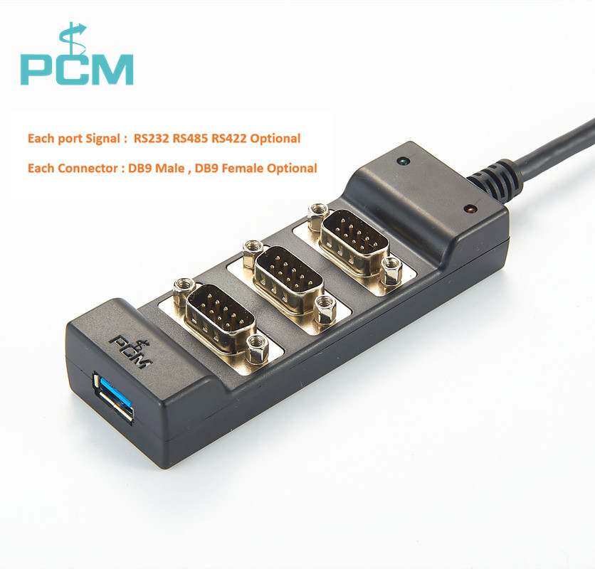 4 Port USB to Serial Adapter Hub