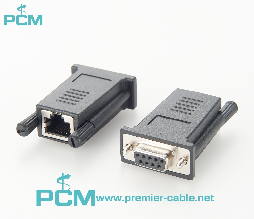 RJ45 to DB9 Female Adaptor ADP-RJ458P-DB9F