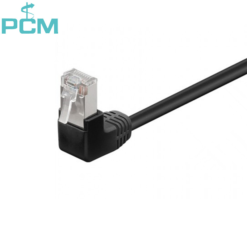 Right Angle Space Saver Network RJ45 Ethernet LAN Patch Cable
