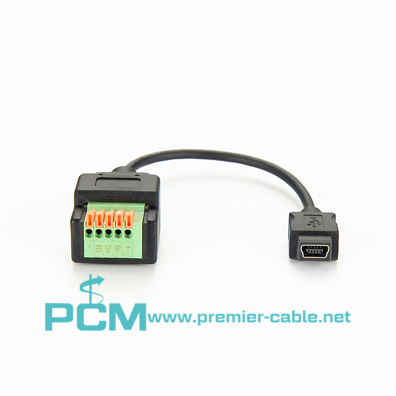 Mini USB Terminal Block
