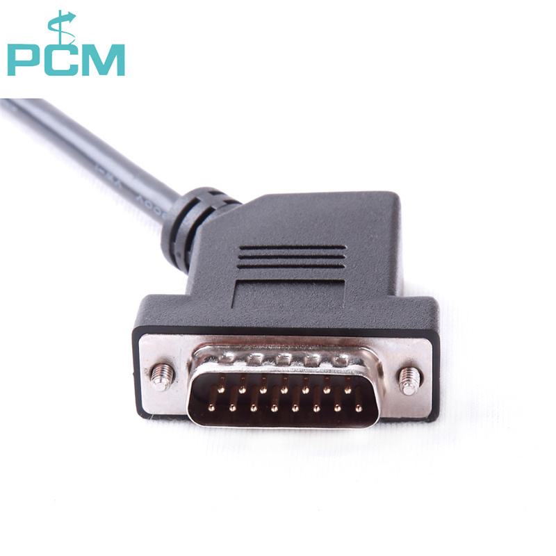 HD15 DB15 Male Female 45 degree angled cable