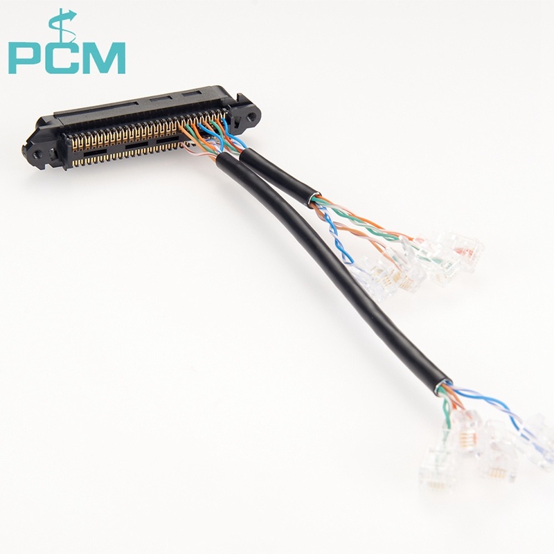 CN 50pin IDC RJ11 6P4C cable