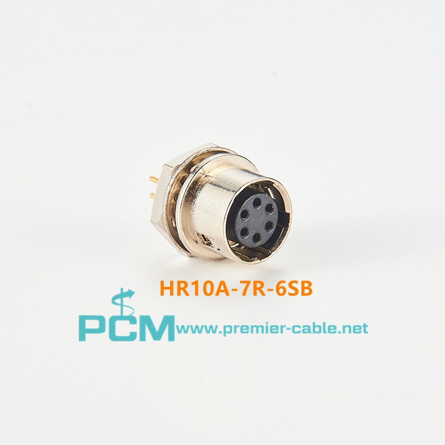 Hirose HR10A-7R-6PB trigger cable