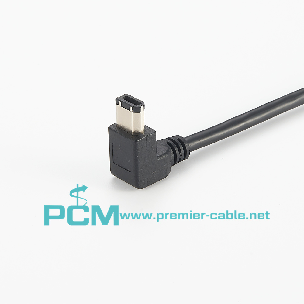 1394 FireWire Right Angle Cable