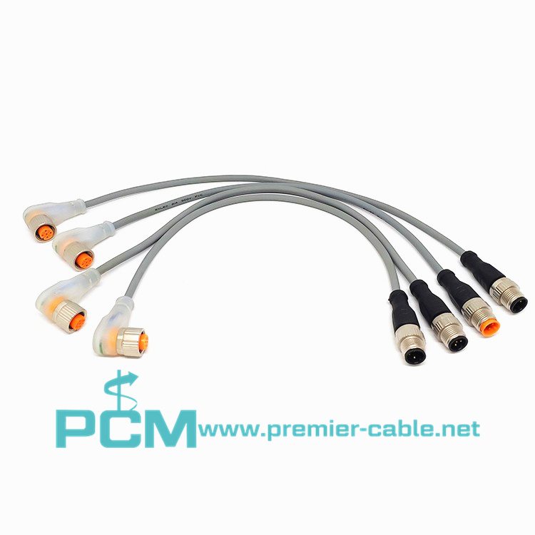 Sensor Connector for M12 NPN PNP with LED