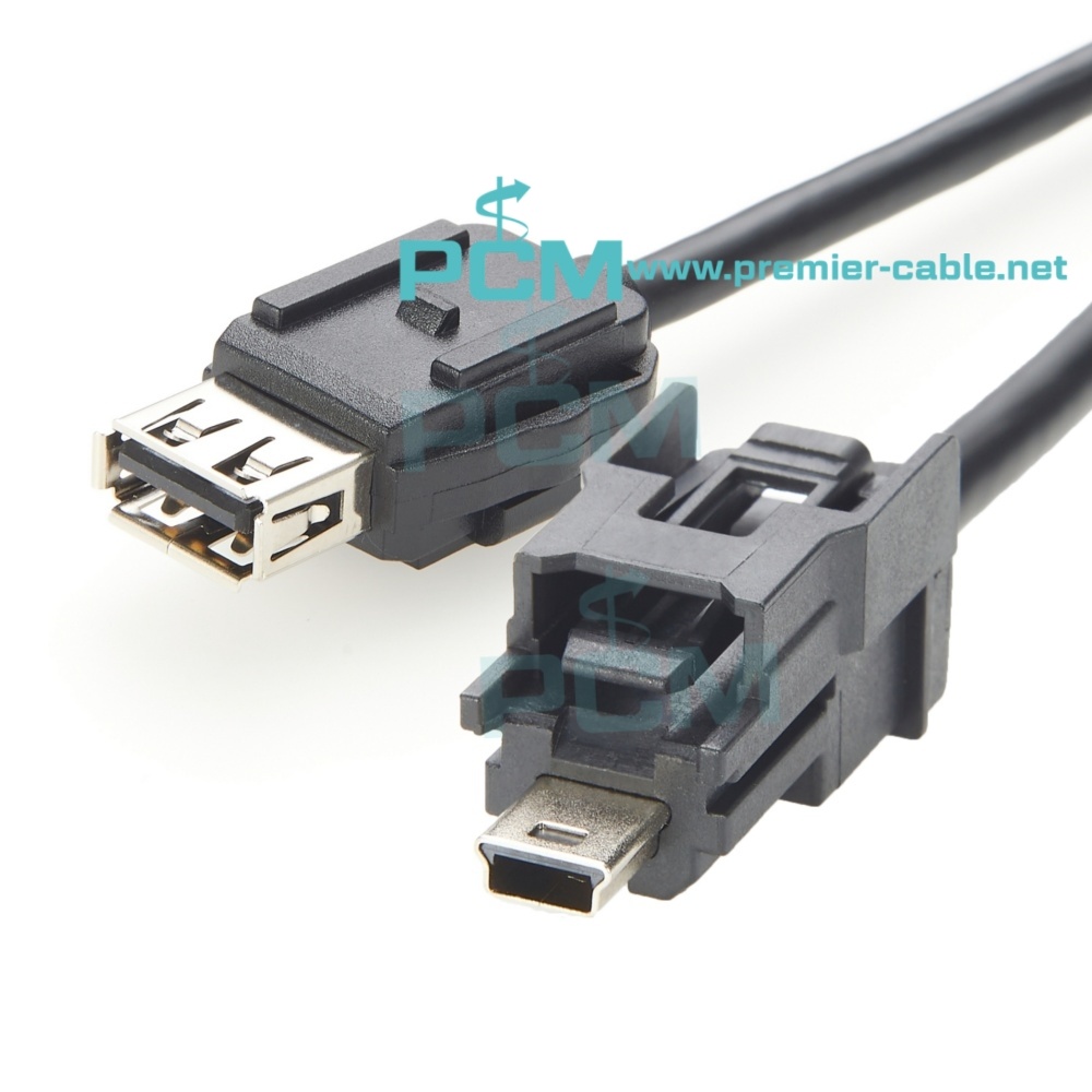 Molex HSAutoLink USCAR USB to Mini-B In-Vehicle Data Cable