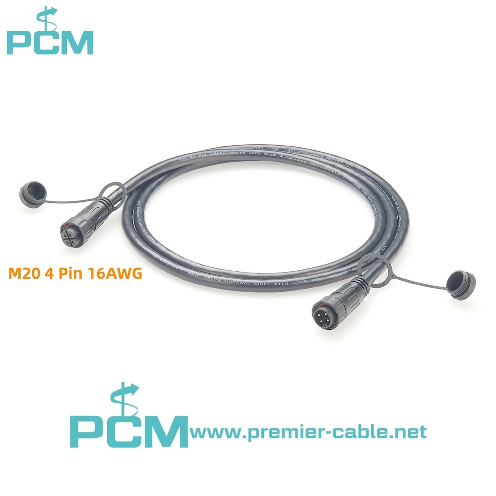 Extension Cable Wire Male Female Waterproof M20 