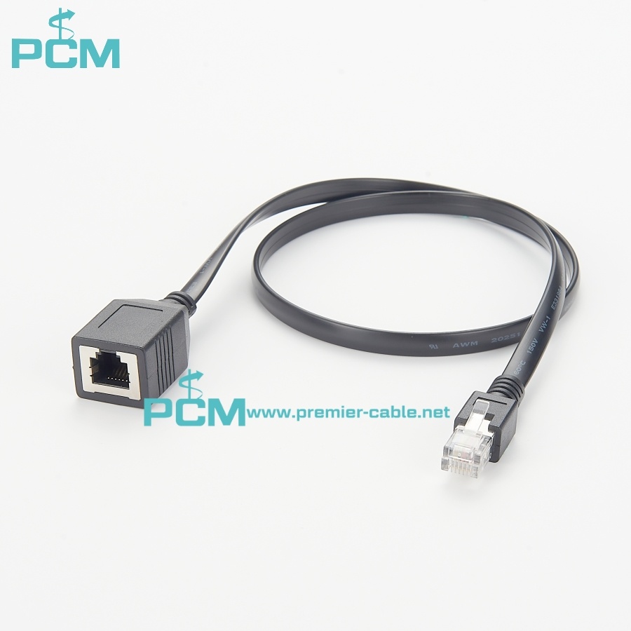 RJ12 6P6C Male to Female extension cable