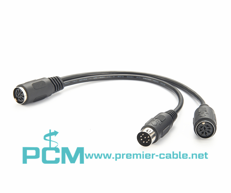 PowerLink Split adaptor Cable Din 8