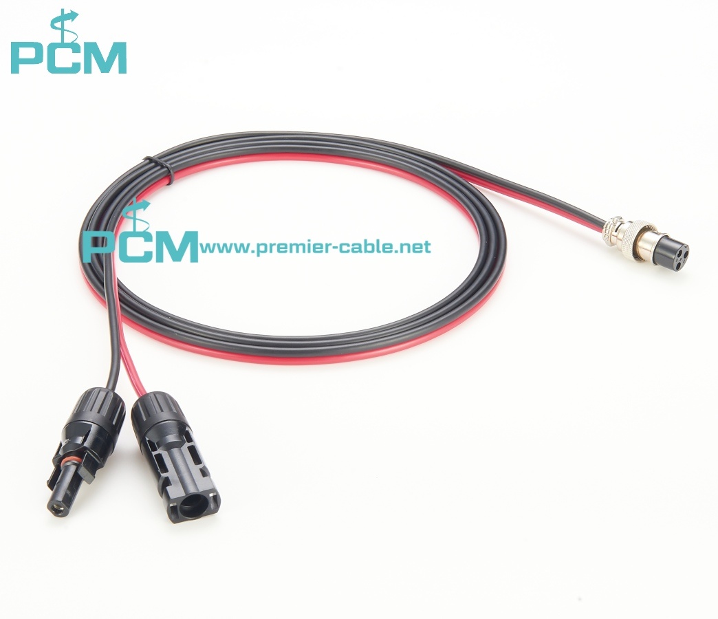 Aviation Connector GX16 to MC4 adapter 