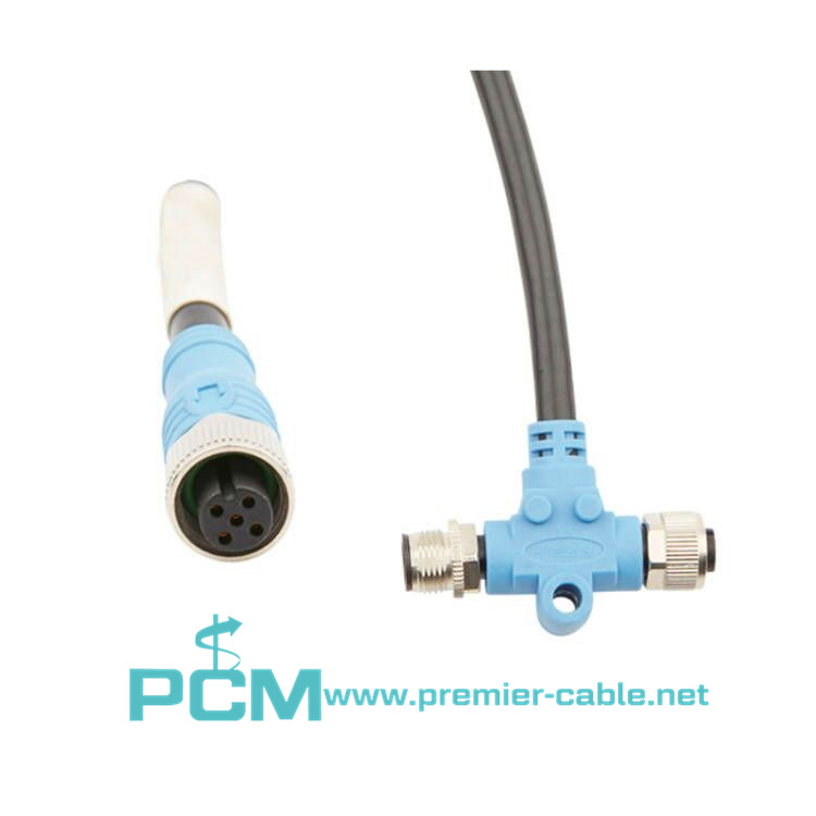 NMEA2000 M5 M8 M12 T type splitter cable 