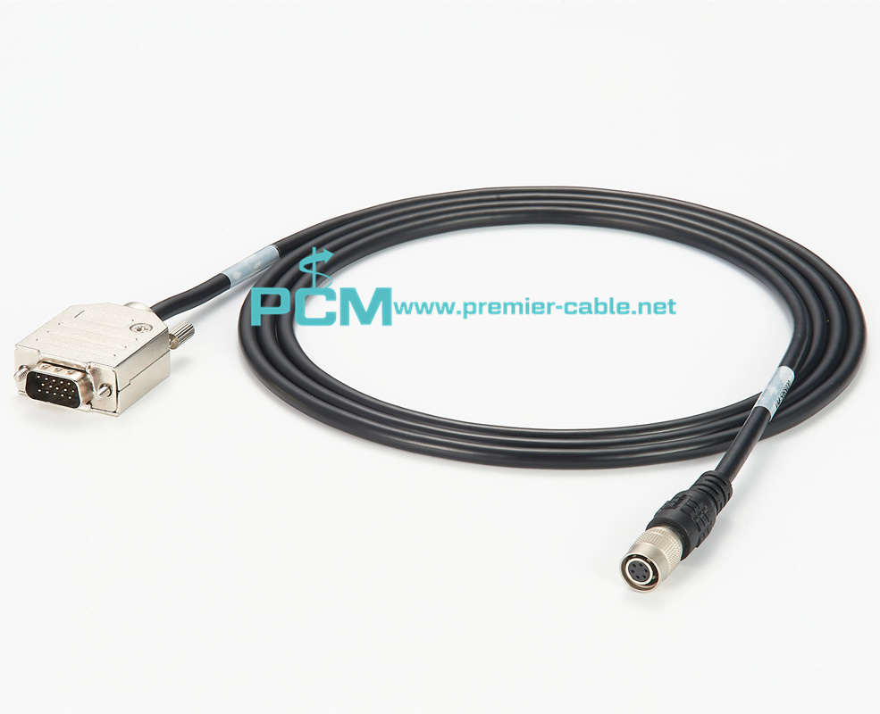 HR10A-7P-6S to D-Sub 15 Pin Cable