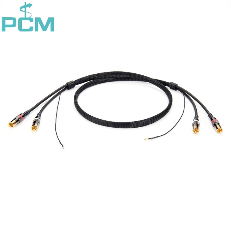 RCA Phono Cable with earth wire 