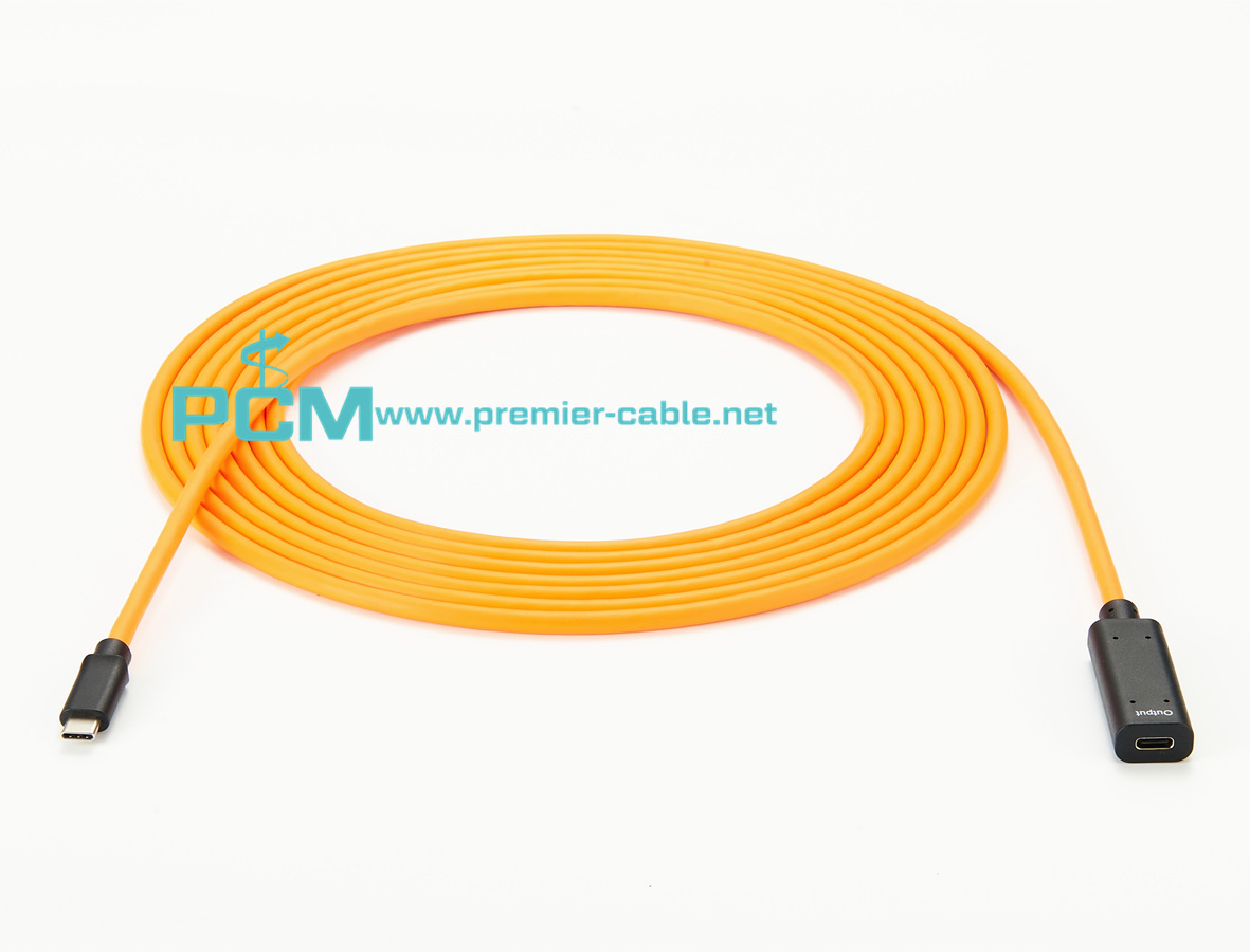 USB C Female To USB C Extension Tether Cable Premier Cable A Cable 