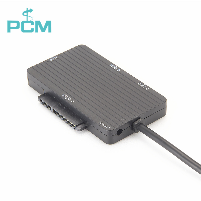 USB 3.1 2 Port Hub Card Reader SATA III Combo Adapter -  USB Cables