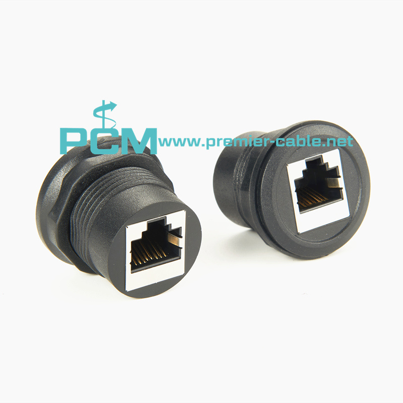 RJ45 Universal Round Pass-Through Connector