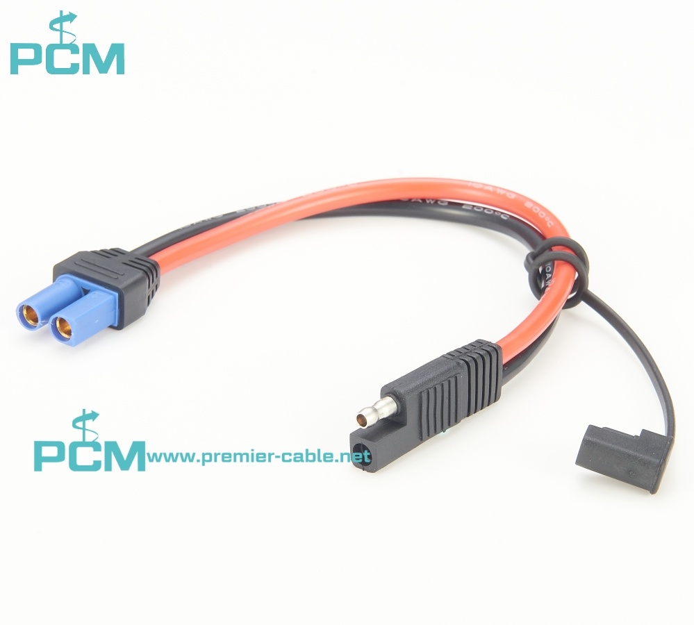 EC5 Plug Connector to SAE Power Automotive Adapter Cable 