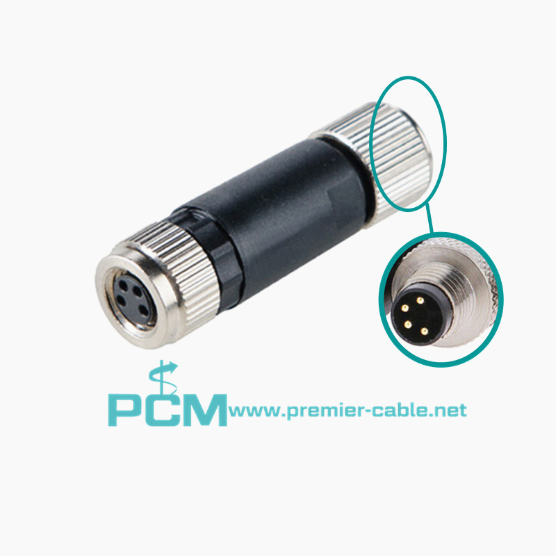 Inline CAN terminator with M8 connectors