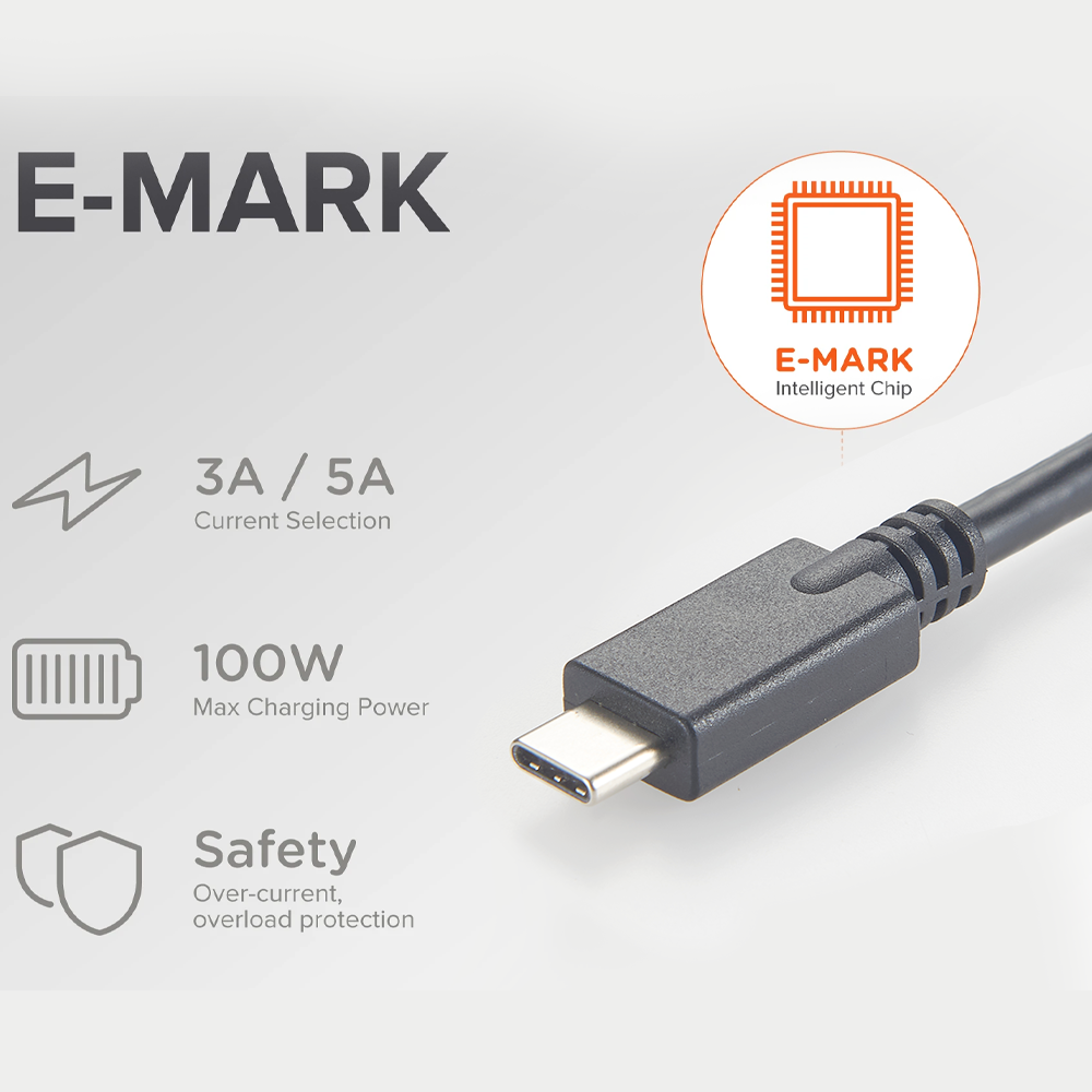 USB C to USB C Cable USB 3.1 with E-Mark