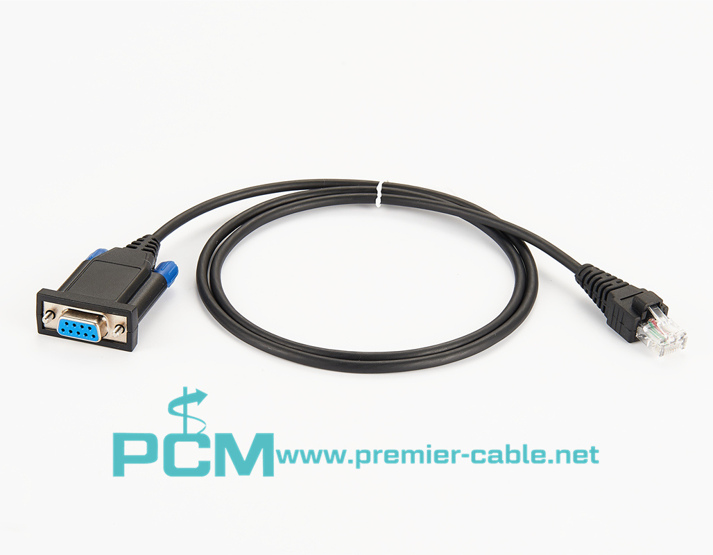 RJ45 to DB9 RS232 Serial programming cable