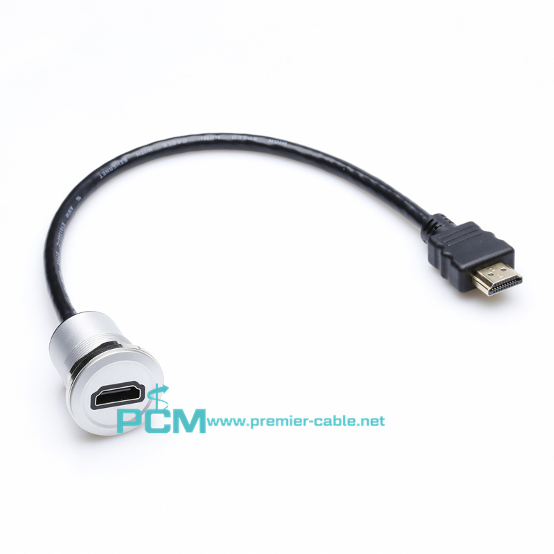 HDMI-A Einbaubuchse mit Verschlusskappe 