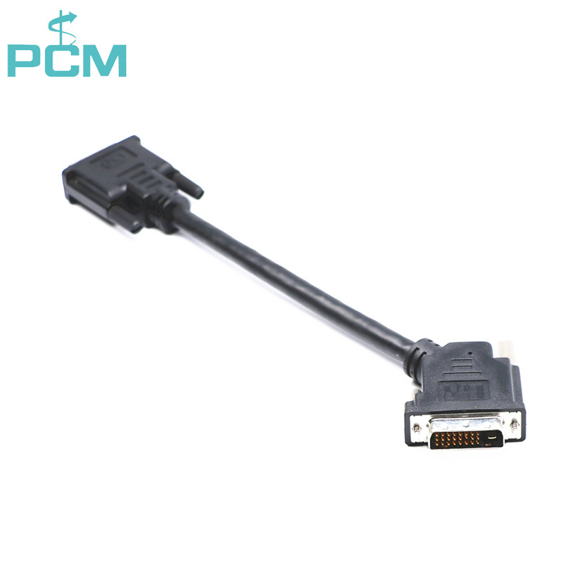 45 degree angled DVI cable assembly