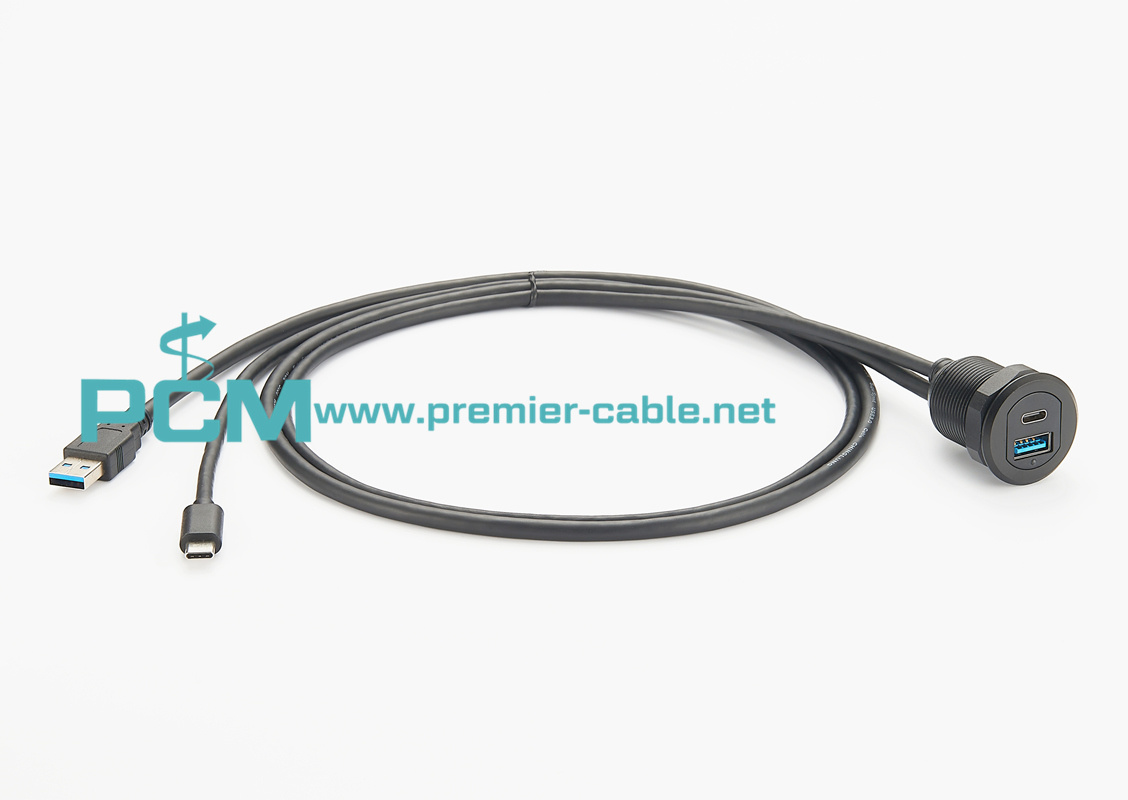 USB3.0 A+C Extension Cable