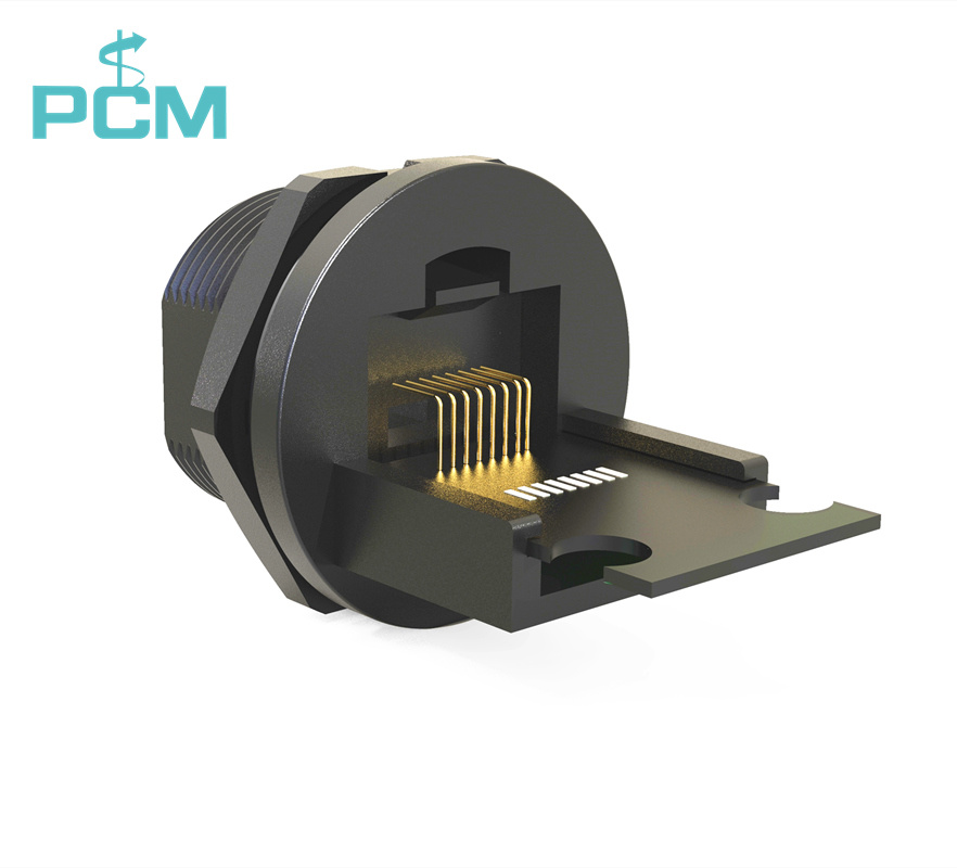 RJ45 PCB IP67 waterproof connector