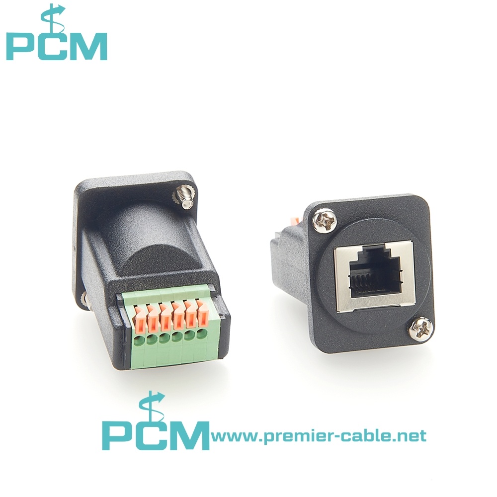 RJ11 RJ12 6P6C Breakout Board Terminal Block Connector