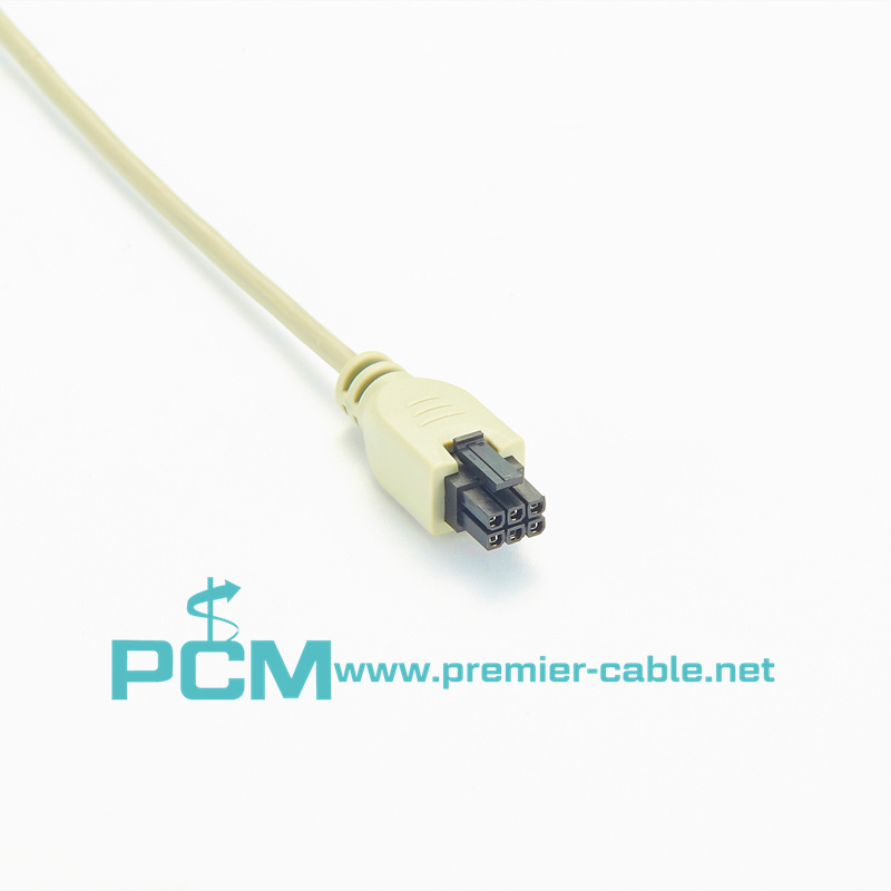 Rectangular Cable Assemblies Microfit TPA 6CKT DR CBL ASSY 1M BLK