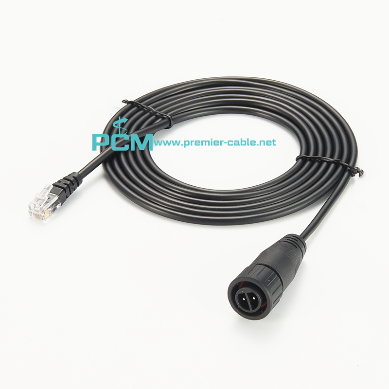 RJ12 to PushLock Waterproof Connector converter cable 