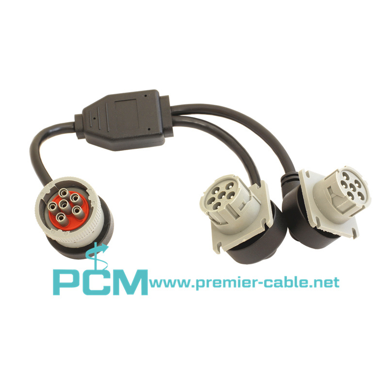 SAE J1708 6 Pin Y Splitter Cable