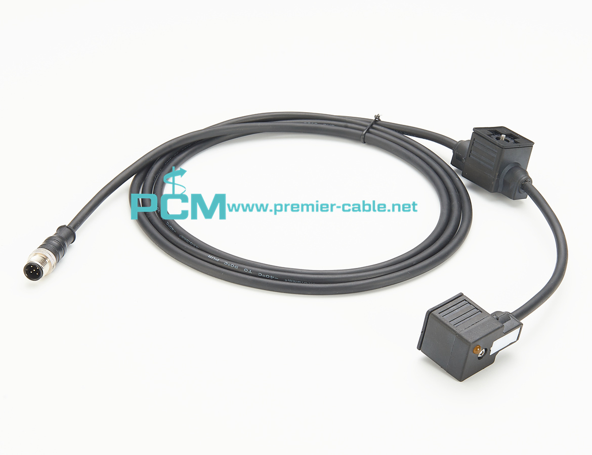 Sensor Cable M12 Connector to Solenoid Valve