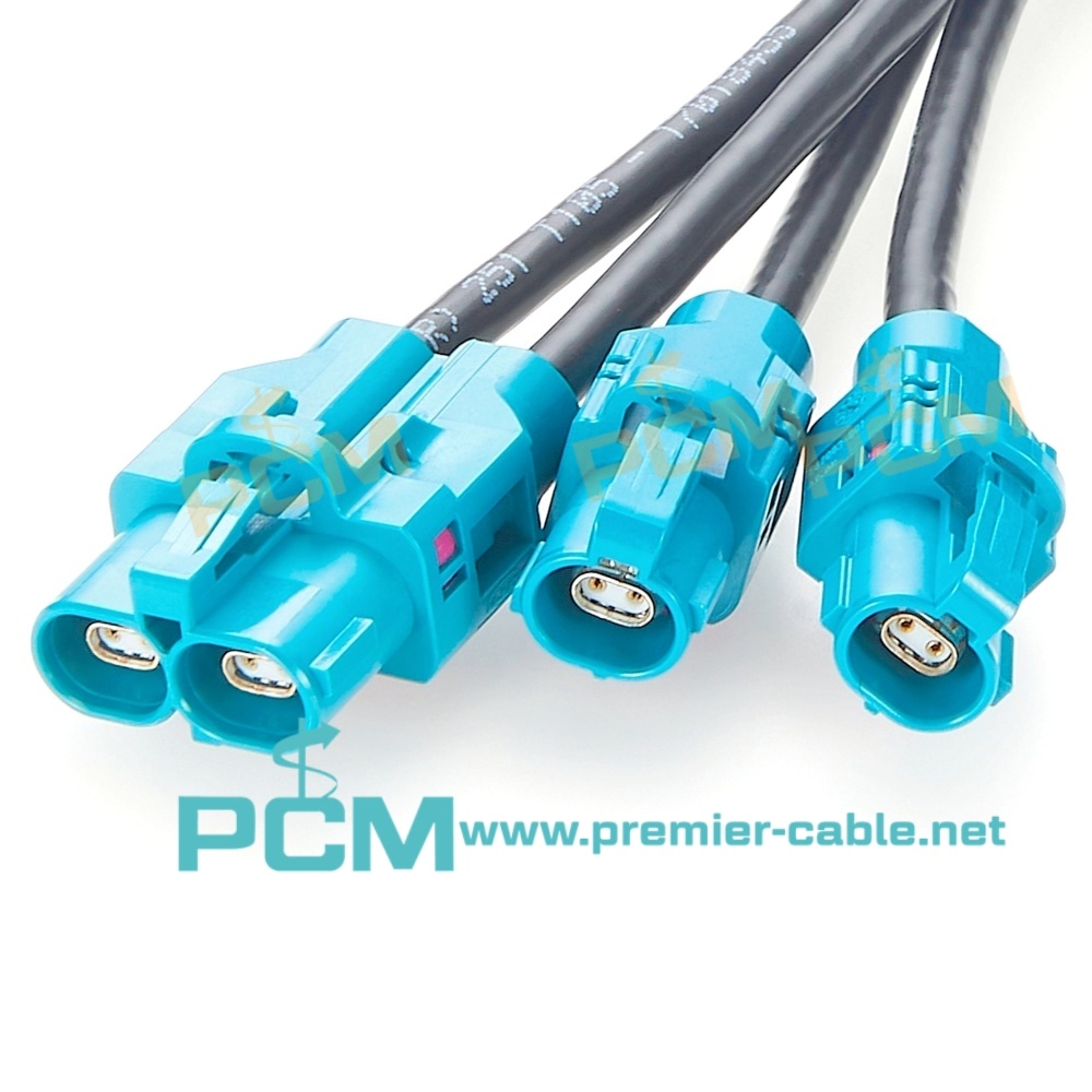 H-MTD Double Connector Car Ethernet Wire Harness E6K10B E6K10A