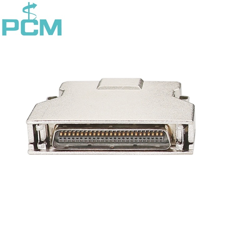 IDC type HPCN 50 pin female cable SCSI-2 Connector with Latching fastener