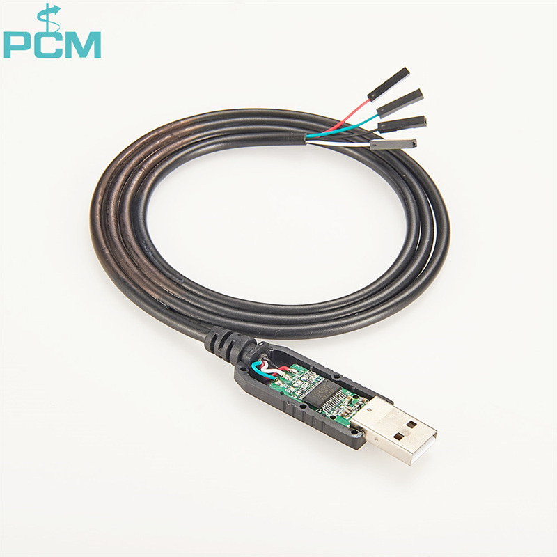 USB to asynchronous serial data cable with  3.3V TTL level UART signals 