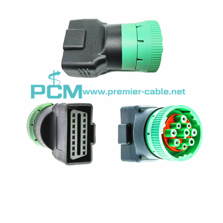 OBD-II J1962 to J1939 9-Pin Adapter