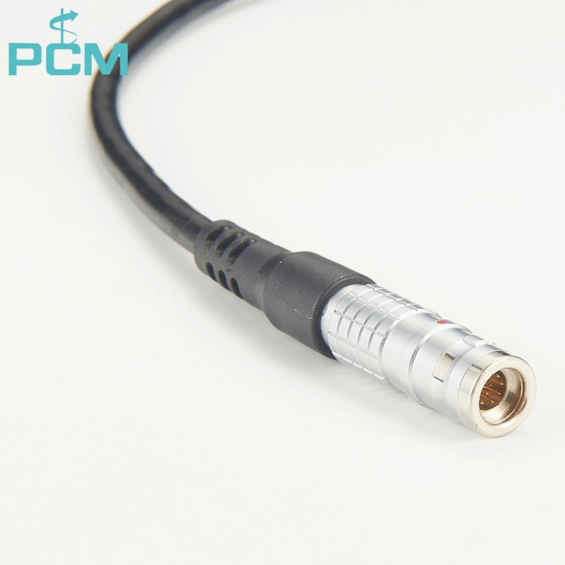 Lemo Automatic locking round metal connector cable