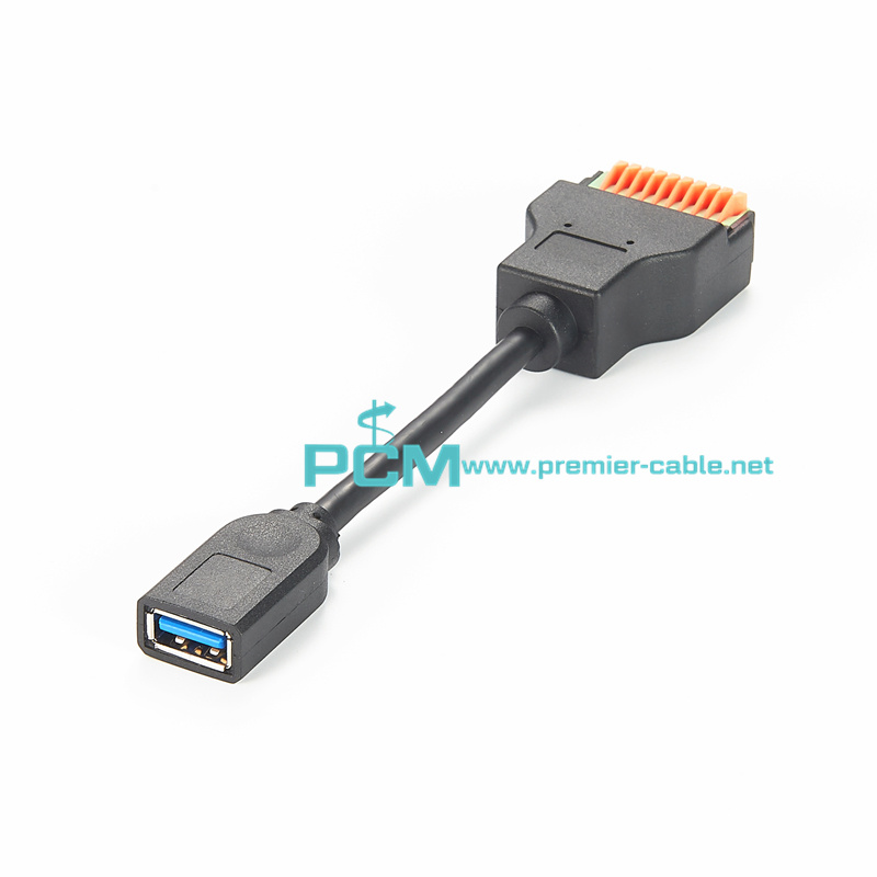Adapter 10 pin USB 3.0 female to 10 Pin Terminal Block 
