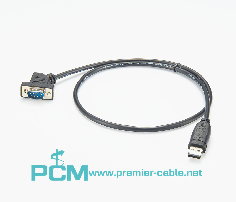USB to Serial Cable angled