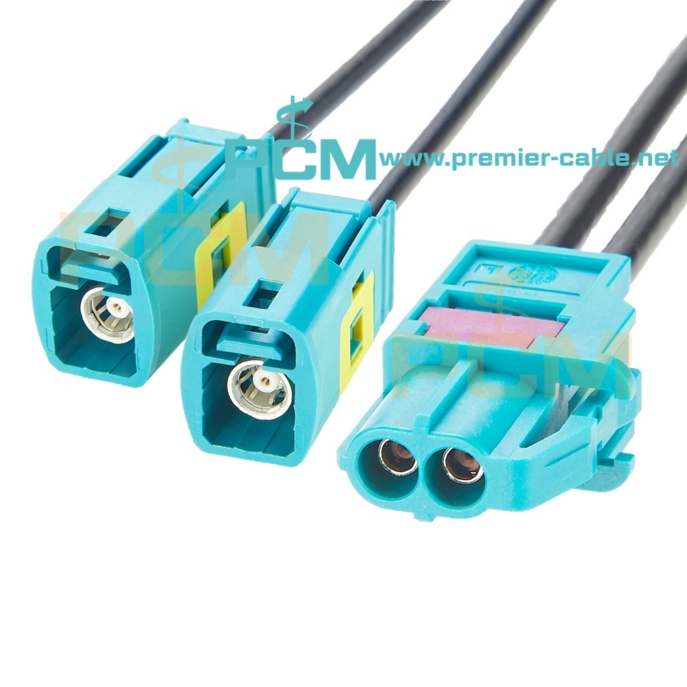 High Speed FAKRA-Mini Dual Coaxial Splitter Cable Solution