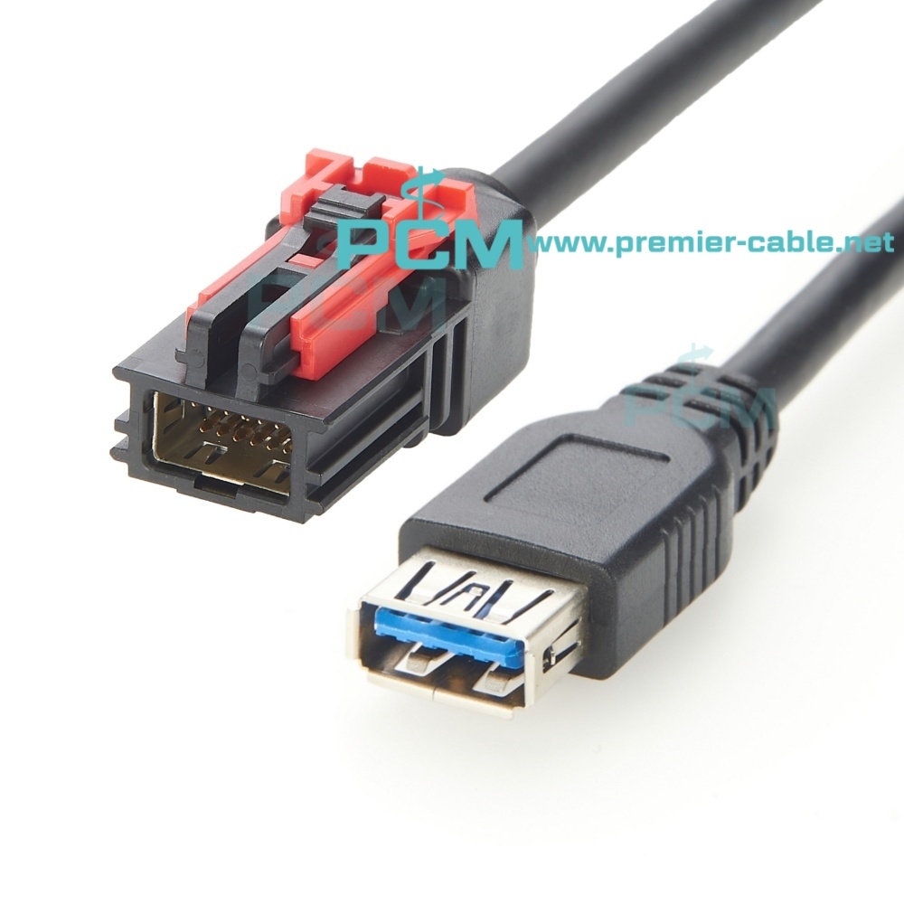 Molex 111146-3080 12 Pin to USB-A HSAutoLink Cable Assembly