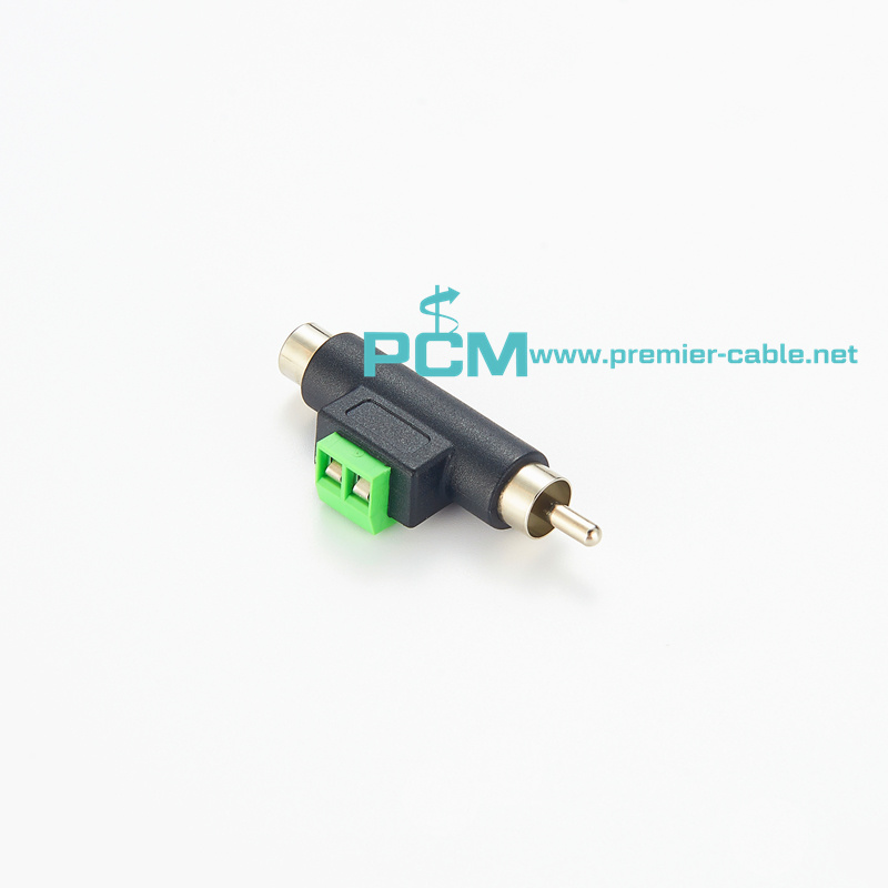 RCA Terminal Block RCA Plug to Socket